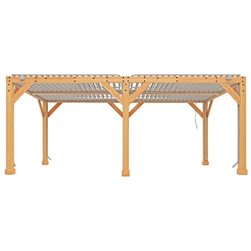 Pergola à persiennes 10 pi x 20 pi Meridian