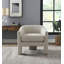 Cream Boucle Accent Chair
