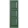 Custom Three Panel-style Raised Panel Vinyl Shutters Pair