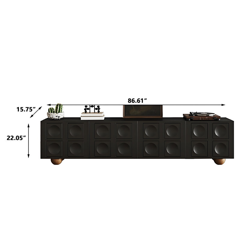 Meuble télé 86,61 po, H 22,05 po x L 86,61 po x l 15,75 po
