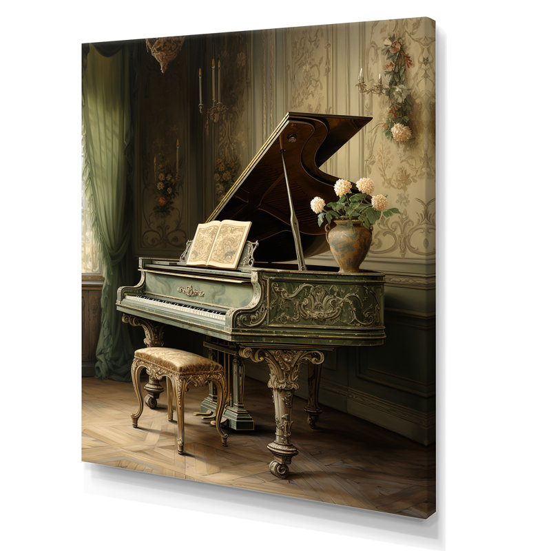 Piano Renaissance Resson I sur impression sur toile, Toile tendue, H 32 po x l 24 po x P 1 po