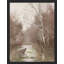 Hiver, automne, arbre, forêt pastel, impression d'art mural, paysage naturel, décoration murale encadrée sur papier-93487648-93487647