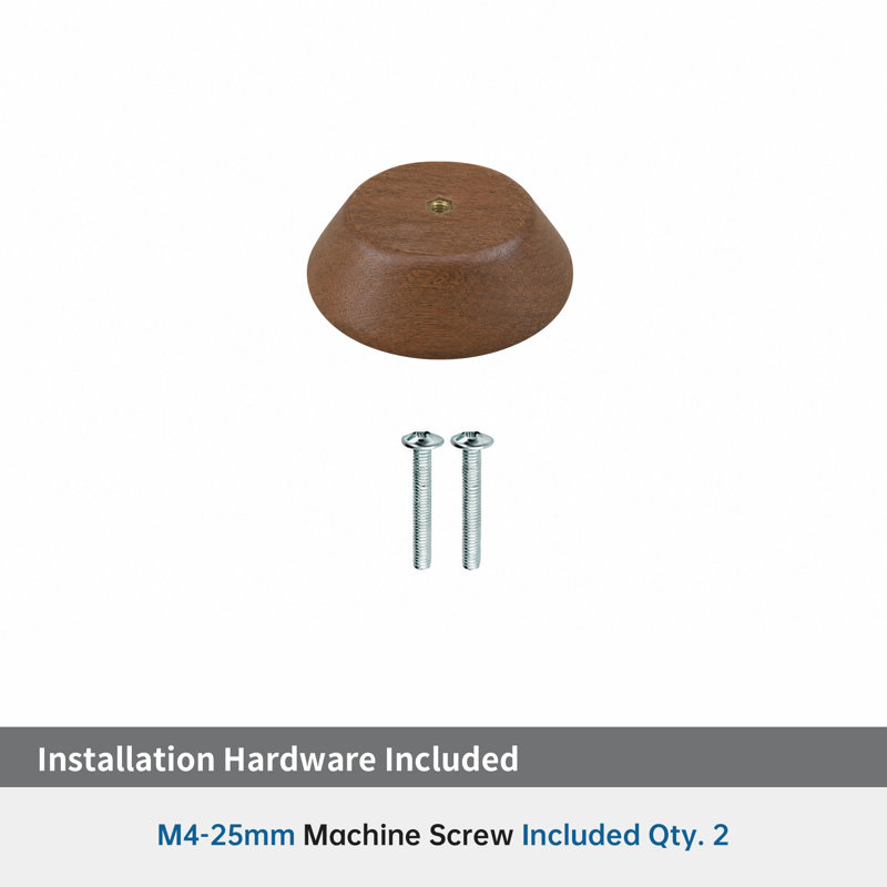 Solid Wood Round Cabinet Knob