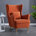 Reddish orange Polyester Blend