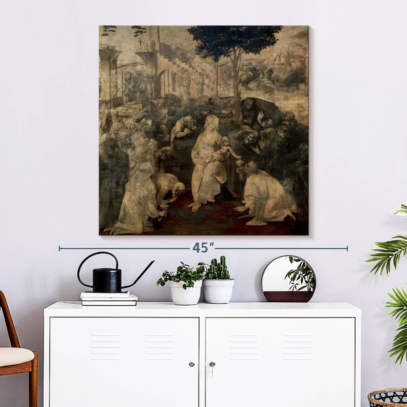 Adella Adoration des mages, H 33 po x l 33 po