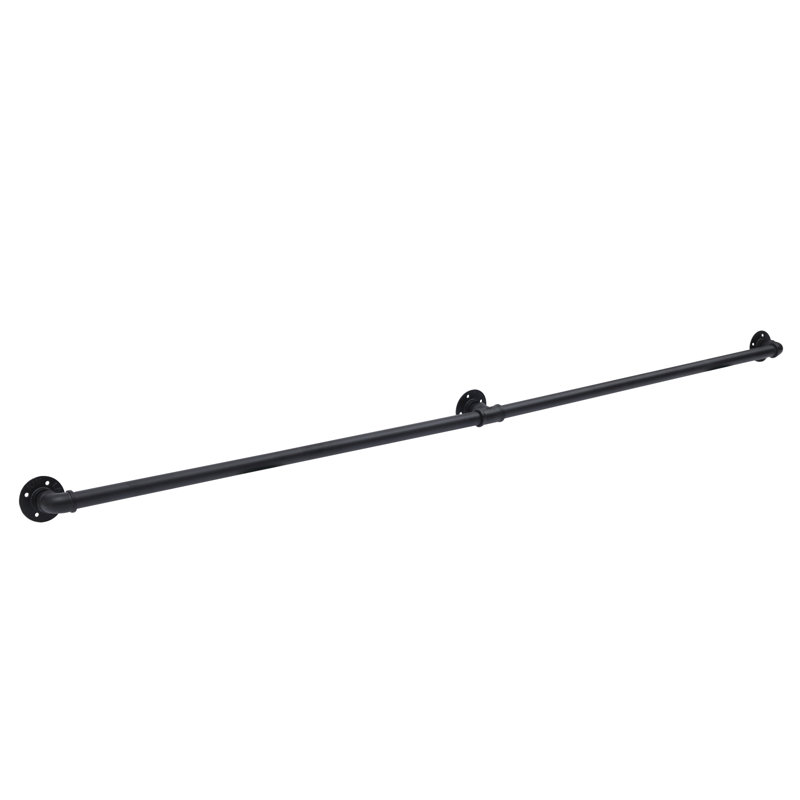 9.8FT Iron Handrail Grab Bar Kit, Returns to Wall