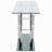 Garrett Chrome Glass Top Console Table