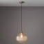 Alfhild 1 - Light Brass Teardrop Pendant