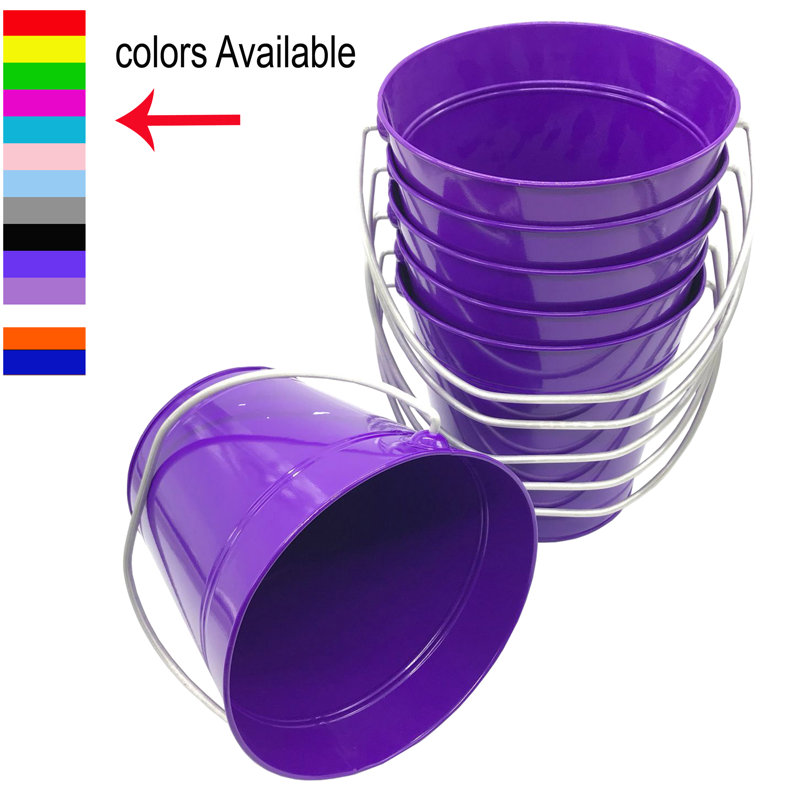 Ebern Designs Bucket, Black, 4.3" H x 4.3" W x 4.3" D