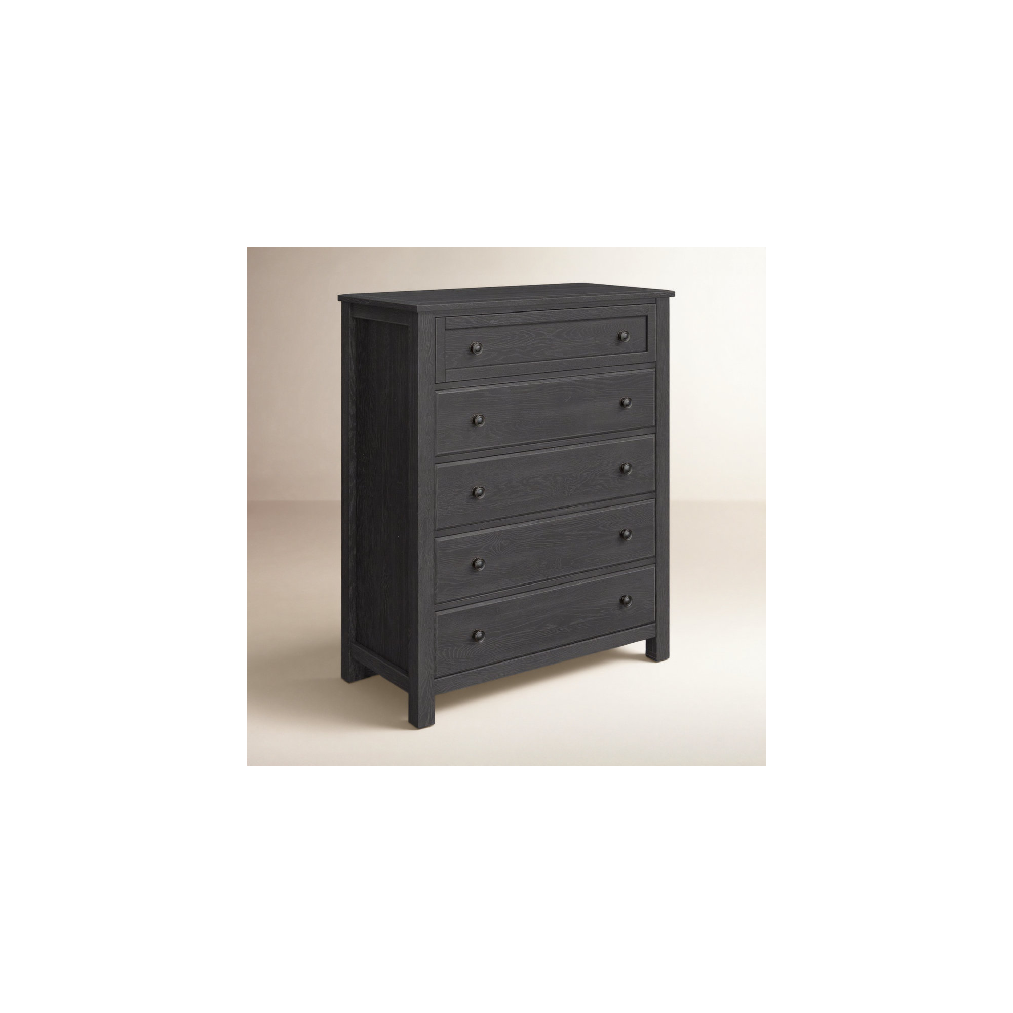 Lewin 5-Drawer Chest, Graphite