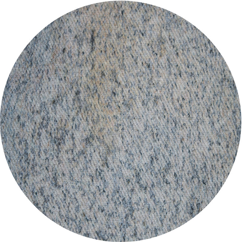 Tapis gris, Rond 6 pi