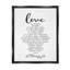 «Love Is Spiritual Quote» par Lettered and Lined - cadre texturé sur toile-92356316-92356314
