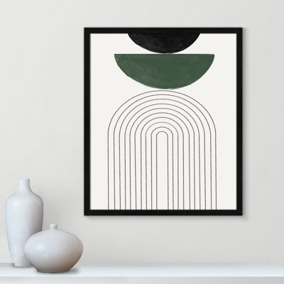 Arched Geometry Print by Miuus Studio