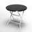 31.5" Round Folding Banquet Table, Portable Plastic Coffee Card Dining Table for Outdoor Party Event-71837381