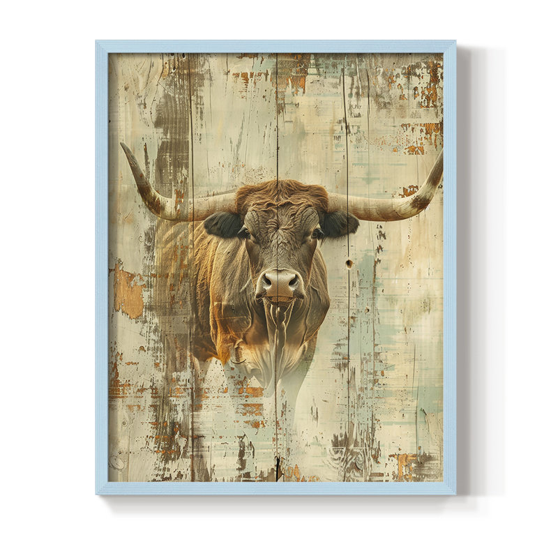 " ANIMALS Series CDXCIX ", Blue, 30" H x 24" W