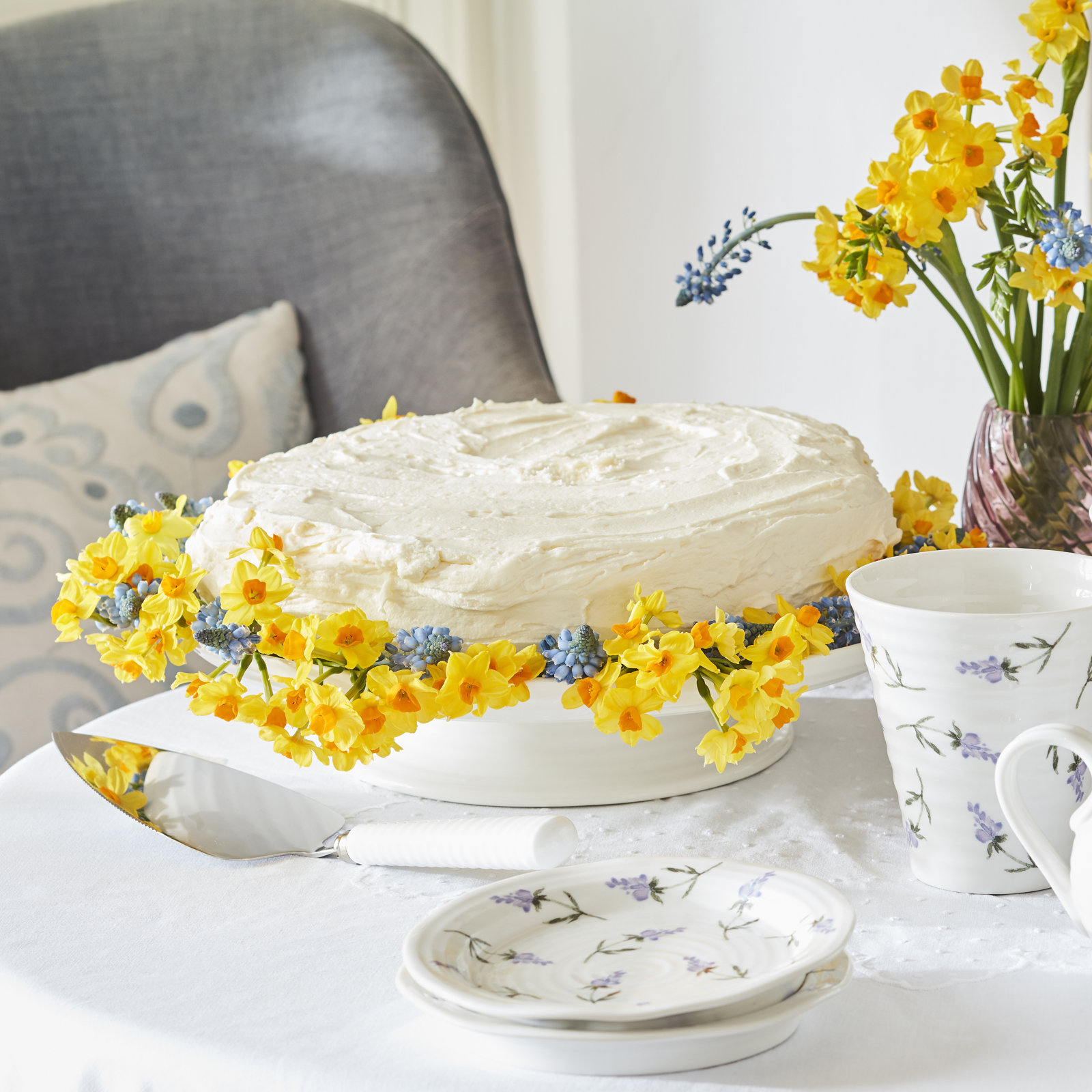 Portmeirion Sophie Conran-Lavandula Plate 6" Lavandula