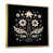 Toile avec cadre flottant or
