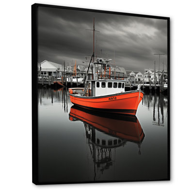 Port Port Silhouette I - décoration murale nautique et plage