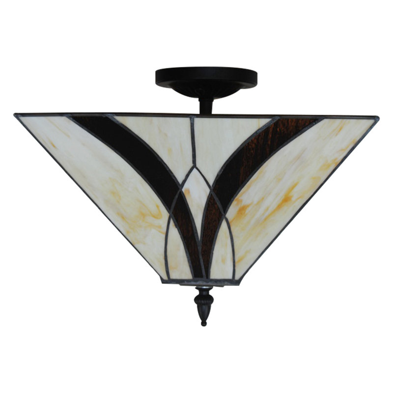 Plafonnier semi-encastré 3 lumières