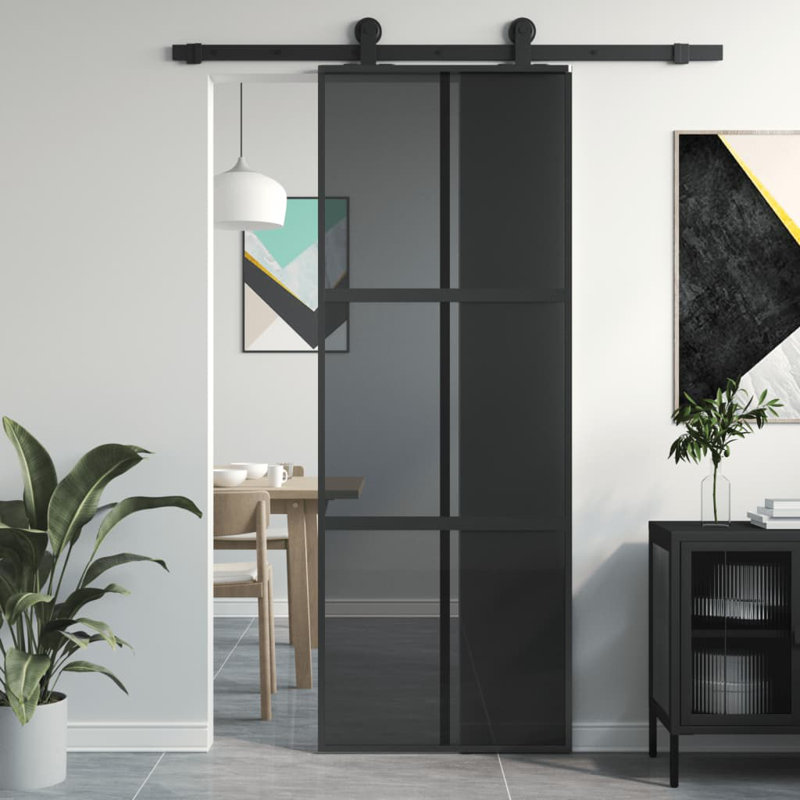 Aeryana Glass Sliding Doors, 205cm H x 76cm W
