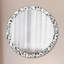 Huldar Glass Flat Wall Mirror