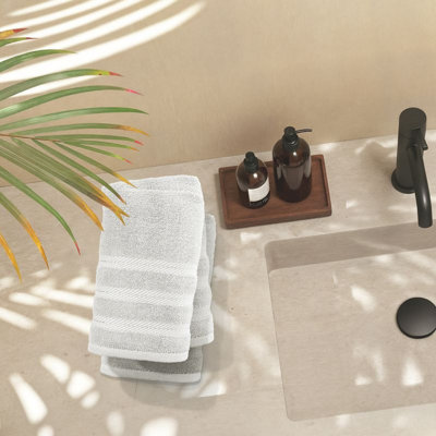  100% Combed Cotton 6-Piece Bath Towel Set – Ultra Soft & Highly Absorbent Towels for Bathroom