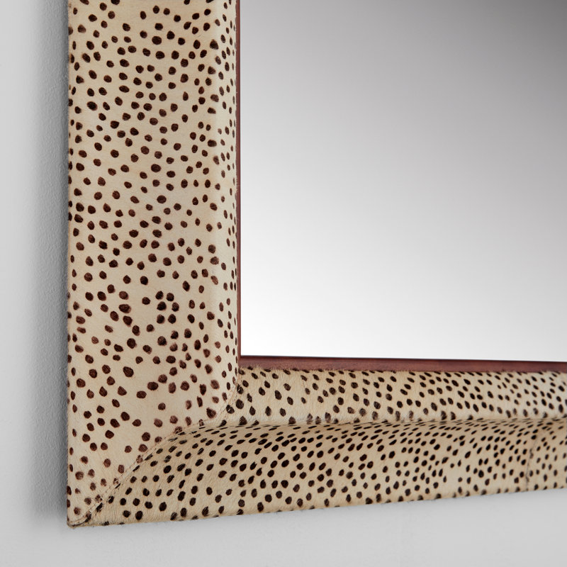 Gaborone Rectangle Leather Mirror