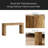 Wood Side Table,Minimalist Design Hallway Table,Console Table