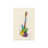 Guitare basse électrique, impression sur verre acrylique