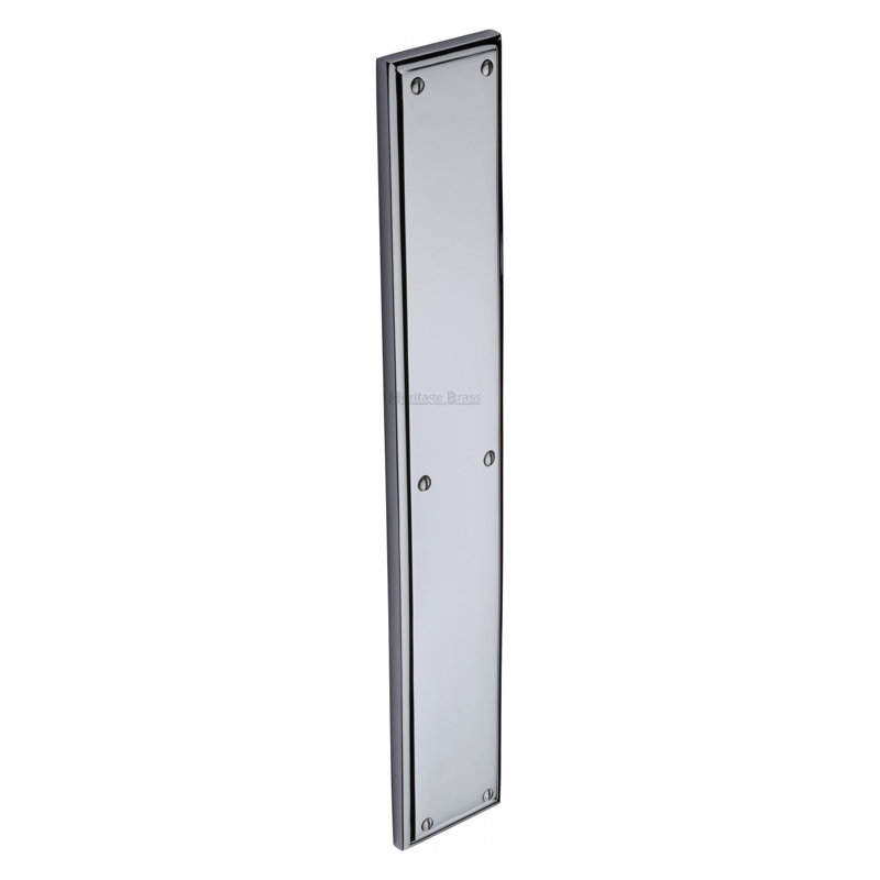 Heritage Brass Heritage Fingerplate, Satin Chrome