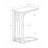 Modern Table, C-Shaped, End, Side, Snack, Living Room, Bedroom, Transitional
