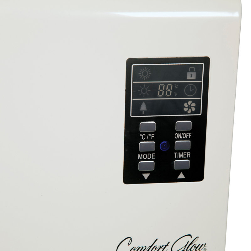 Comfort Glow 1500-Watt White Infrared Quartz Wall-Mounted Heater