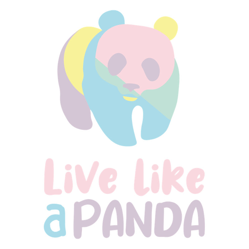 Autocollant «Live Like a PandaWall»