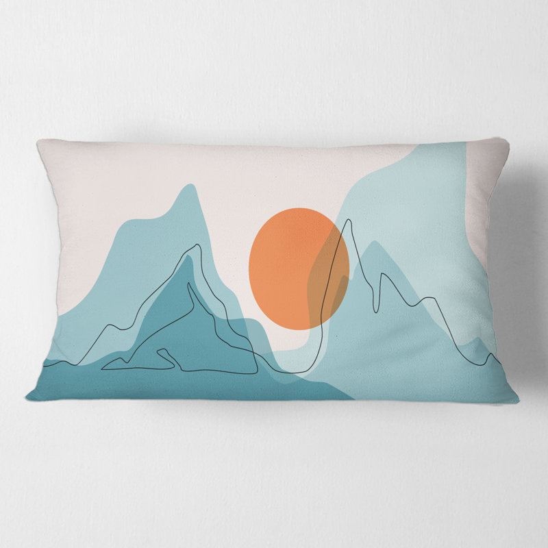 Abstract Throw Pillow