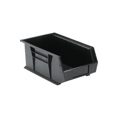  QUS241BK - Ensemble de 12 bacs de rangement noirs ultra-empilables et suspendus L 14 po x l 9 po x H 6 po