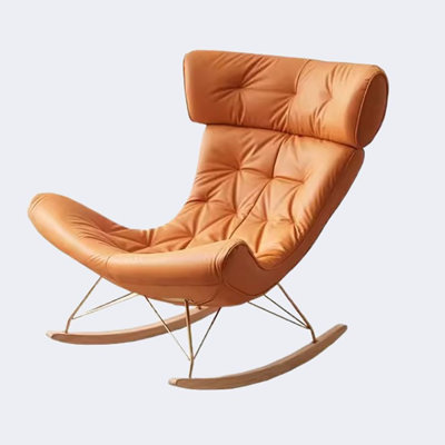 Chaise berçante légère et luxueuse