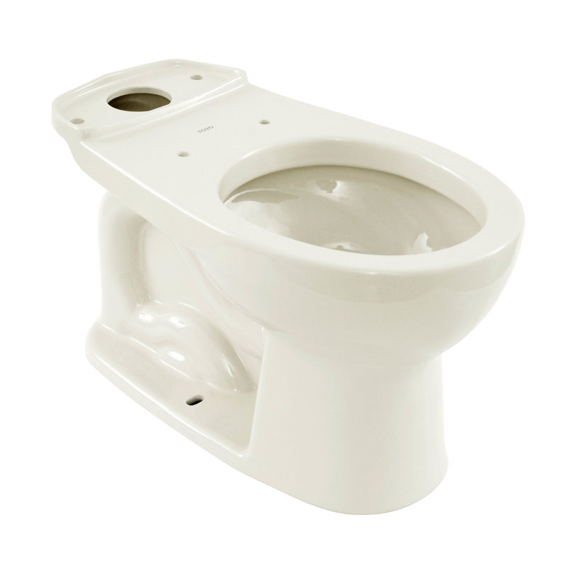 Toilette ronde deux pièces Drake® 1,6 GPF (siège non inclus), Blanc colonial
