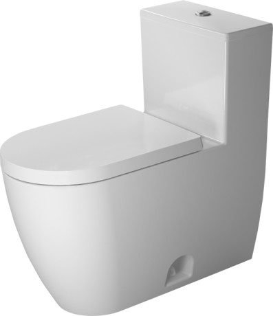 Malibu Home Malibu II Compact Elongated Seat Two Piece Rimless Toilet