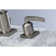 Kingston Brass Centurion Two-Handle 3-Hole Deck Mount Widespread Bathroom Faucet with Retail Pop-Up Drain
