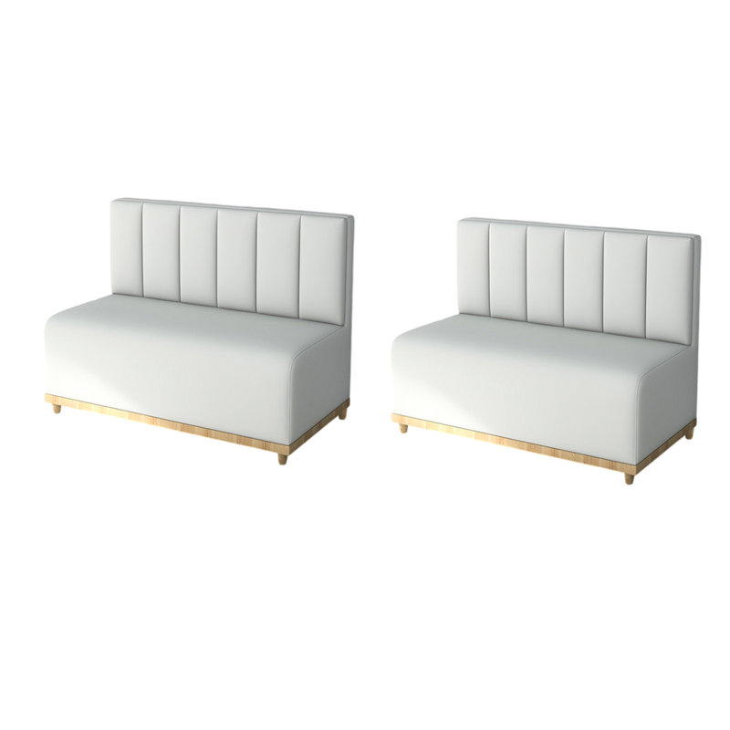 Banc de rangement Simple Leisure, Blanc cassé