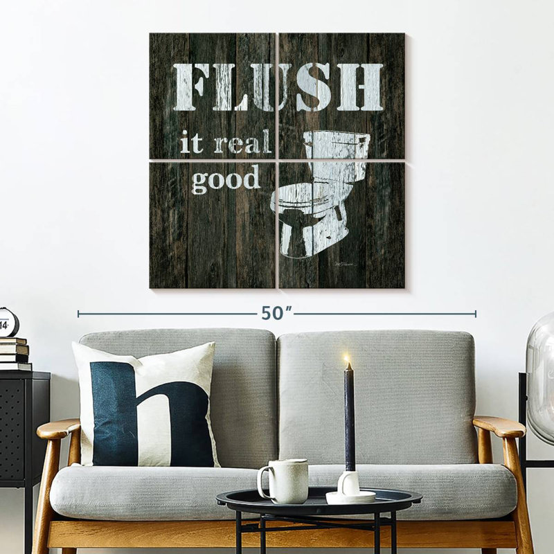 Tergel Flush It Real Good, 32" H x 32" W
