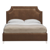 Audrey/Asher Queen Leather Bed