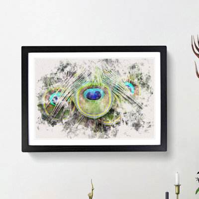 Peacock Feathers - Framed Print