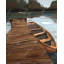 Lake Dock and Boat - Reproduction mate encadrée décorative-711221185