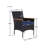 6 - Person Metal Patio Dining Set With Rectangular Table