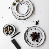 Caractere Handmade Ceramic Decorative Plate Set