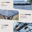 16 Ft. W X 12 Ft. D Metal Patio Gazebo