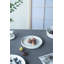 Assiette de service avec détails dorés - ensemble de 4 - diamètre de 8,3 po-602850630