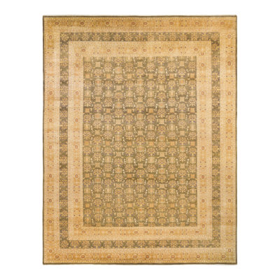 Classic One-of-a-Kind 9' 4" X 12' 2" Hand Knotted Area Rug