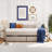 Evererdo Twin Size Fabric Upholstered Daybed-143938585-143938599